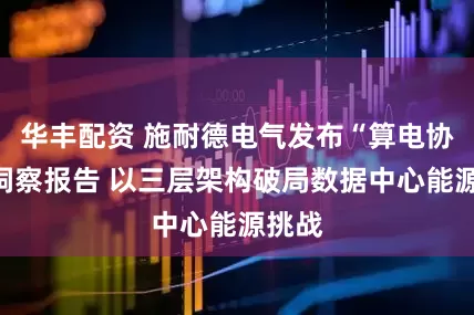 华丰配资 施耐德电气发布“算电协同”洞察报告 以三层架构破局数据中心能源挑战